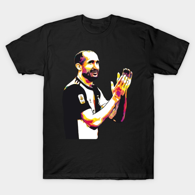 Giorgio Chiellini Pop Art T-Shirt by Creativedy Stuff